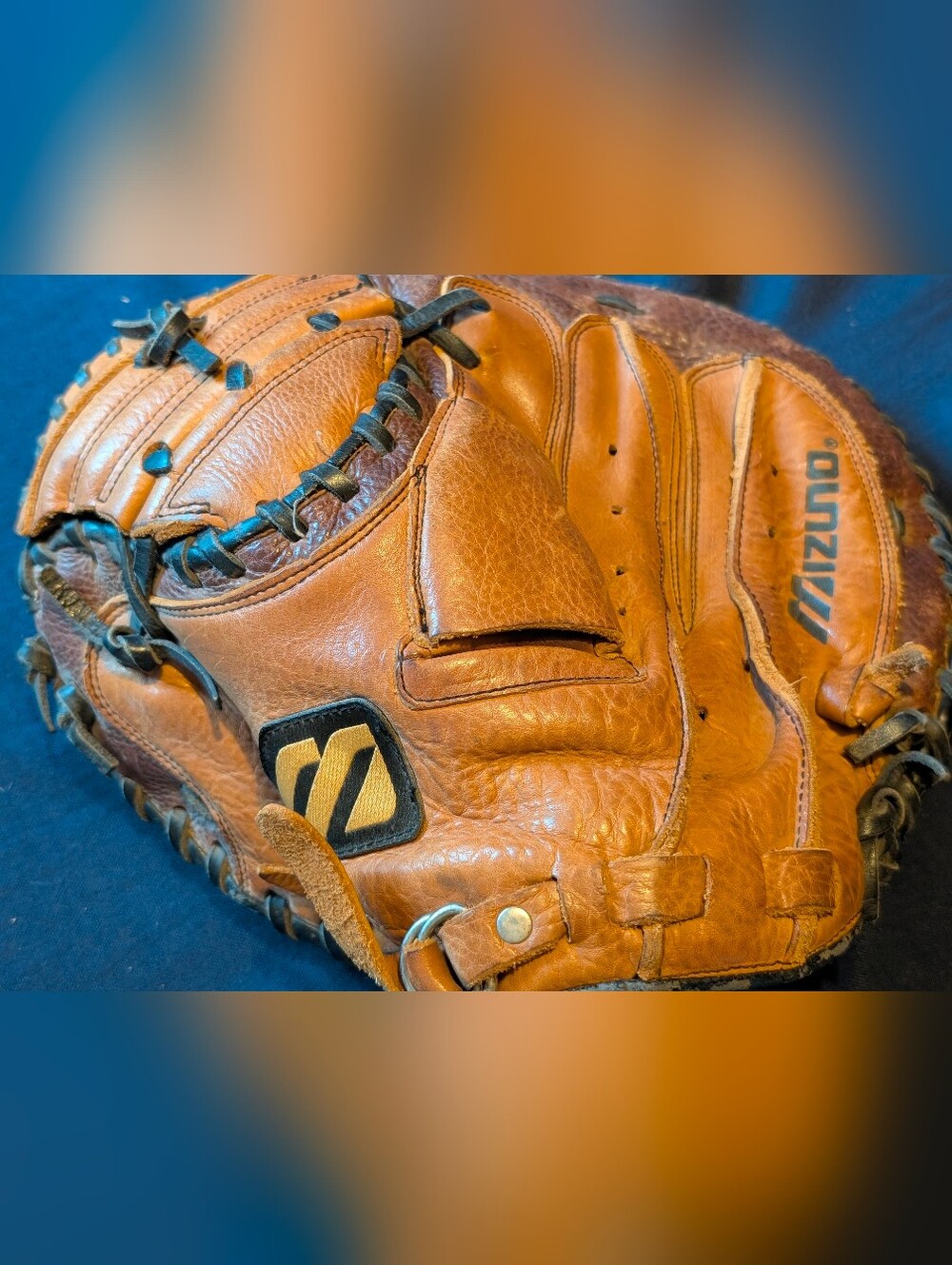Mizuno GXC 91 Professional Model Pro Scoop Baseball Softball Catchers Glove - Picture 2 of 6